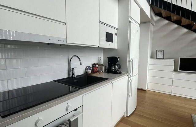 Spacious loft apartment with a beautiful lake view