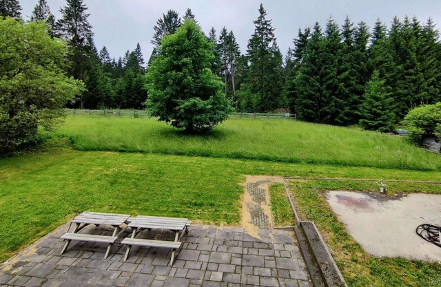 Spacious semi-detached house with wood stove located directly on the Rennsteig