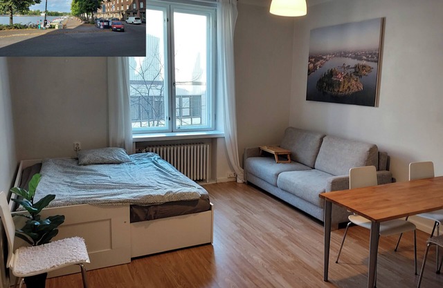 Spacious studio apartment by the sea 41 m2