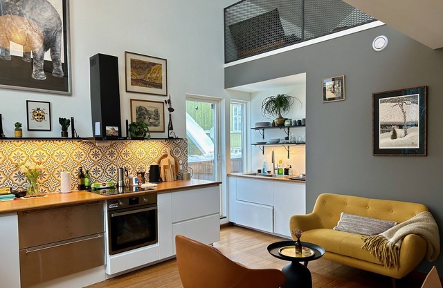 Spacious, stylish family home in charming central area with parking available