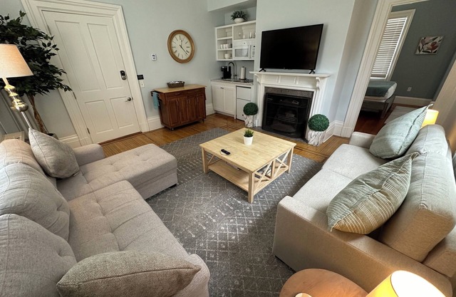 Spacious Suite 1 Bed/1 Bath/2 Pullout Sofas/Dog Friendly (Sleeps 5) on Historic Spring St.