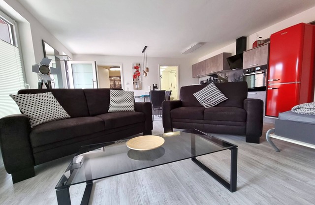 Spacious vacation apartment (49 sqm) for up to 4 people with south-facing terrace