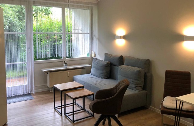 Spaciously furnished holiday apartment (48sqm) with balcony/terrace