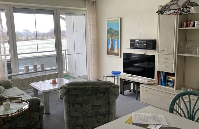 Spaciously furnished holiday apartment (48sqm) with balcony / terrace