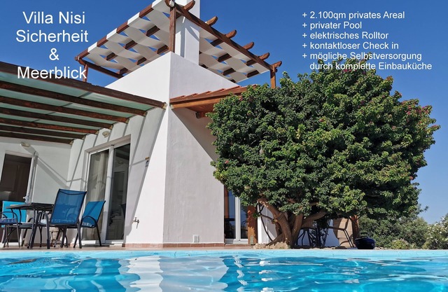 SPECIAL PRICE Sept./Oct. Dream Villa - Detached 100sqm Pool Sea View 2100sqm Gr