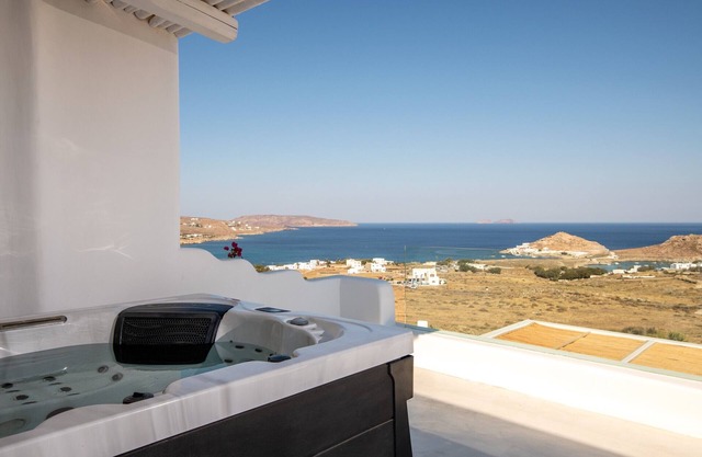 Spectacular Kalafatis Villa | 1 Bedroom | Villa Vibhu | Private Jacuzzis &.