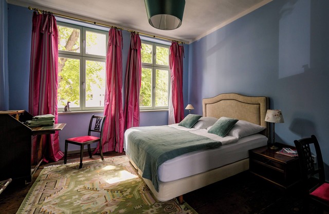 Spend the night in a monument with a view of the trees in the middle of the old town