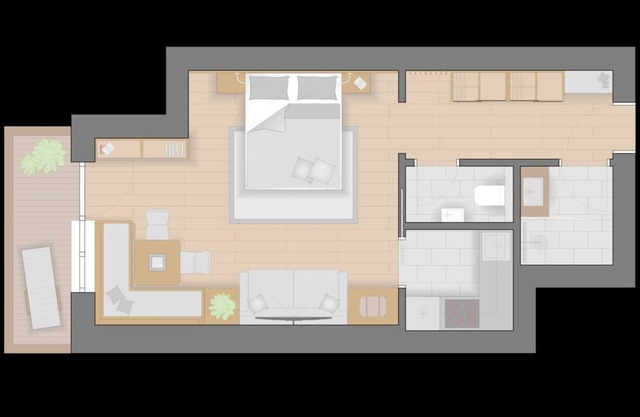 Spielberg 1 large bedroom, 1 small bedroom - Erbhof Hinterrain