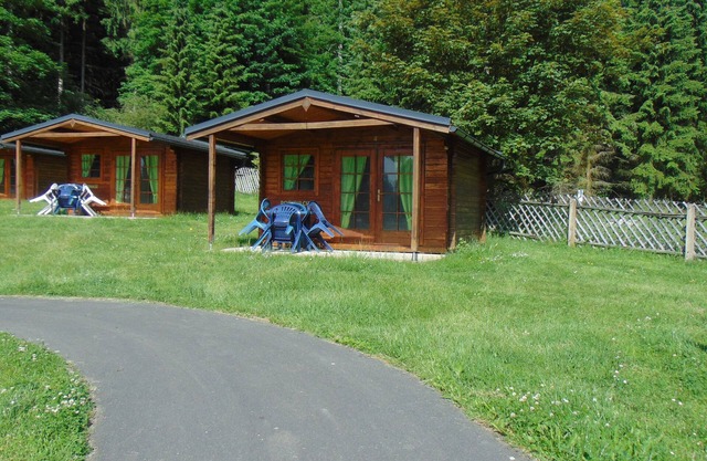 Squirrel" log cabin at the Gelenau outdoor pool