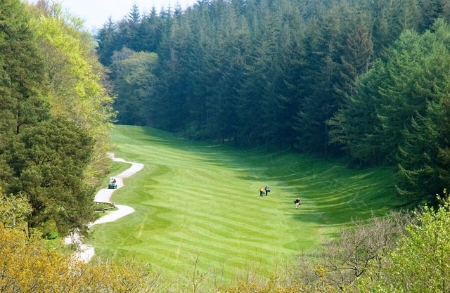 St Mellion Stunning 2 B/R home - Free St Mellion Golf, lovely views, pool/gym