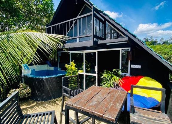 Starry Nights at Pale's Villa Cozy A-Frame Caban