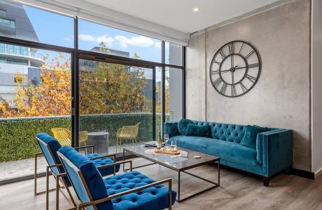 StayCentral - Prahran Penthouse - Mount St, Prahran - 2 Bedrooms, 2 Beds, 2 Bathrooms, 1 secure parking spot and a permit for street parking.