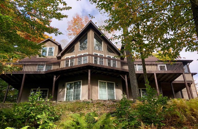 Steps to River Big Bass Lake House with Grill!