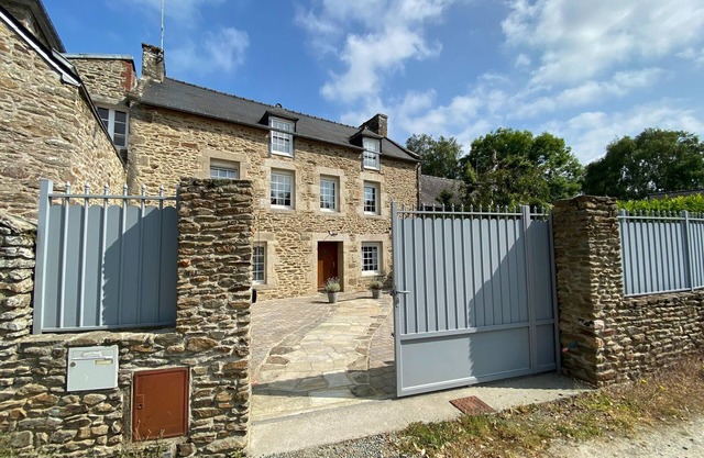 Stone House in Brittany near Rance River