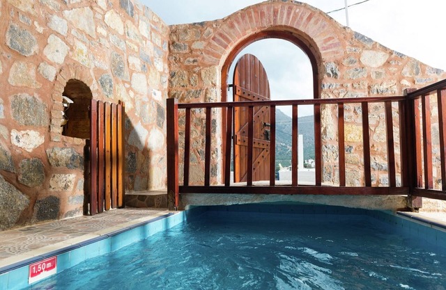 Stone House in Elounda with Gulf Views
