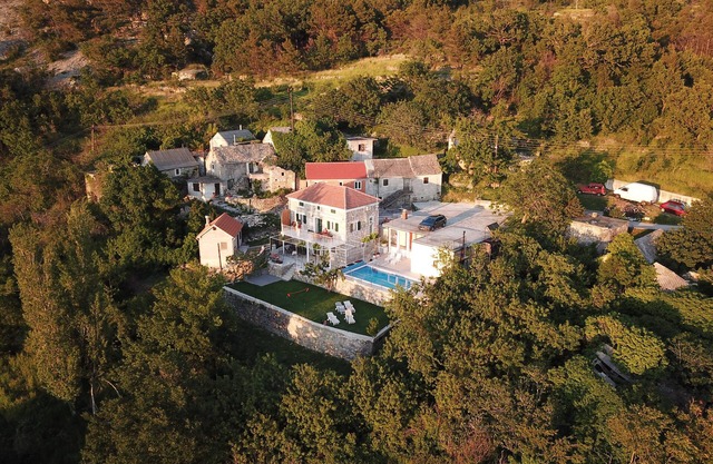 Stone house with pool