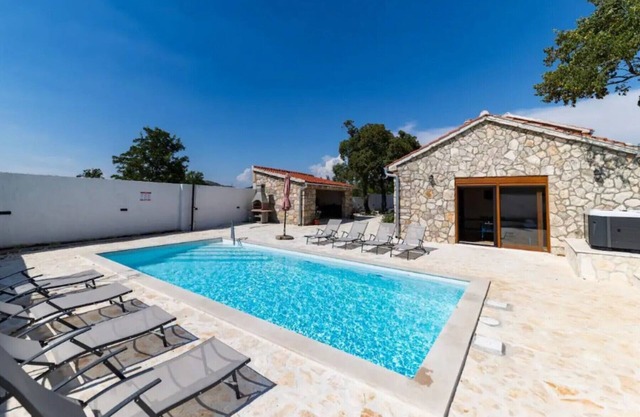 Stone villa Marita with pool