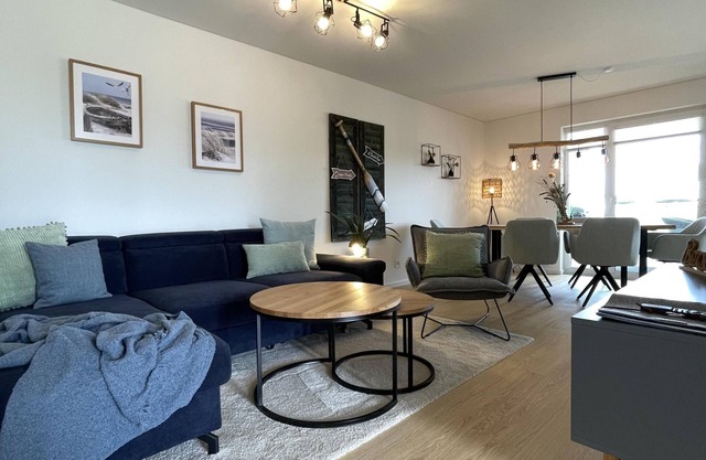 Strandgeflüster - terrace, infrared sauna, fireplace, washing machine, parking space