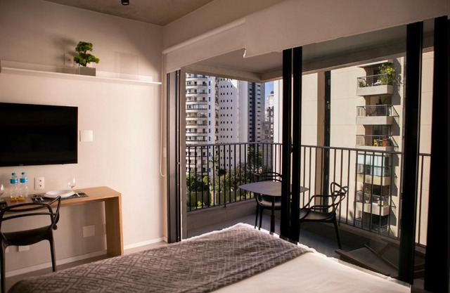 Studio 31 m2 com Terraço Parque Ibirapuera Itaim Bibi
