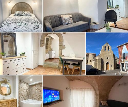 Studio 40m2 au cœur du village