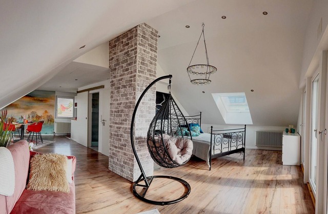 Studio Apartment 'Dinkelberg' with Mountain View, Balcony and Wi-Fi