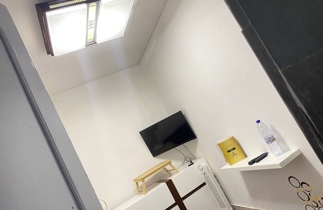 Studio apartment, living room, bathroom