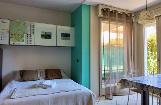 Studio Apartment with Private Garden in Bergamo