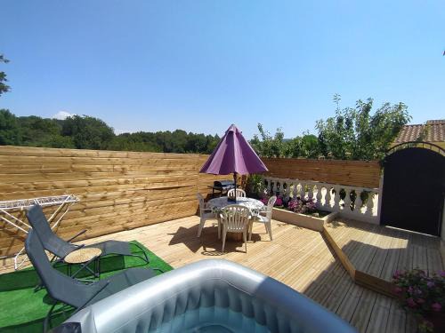 Studio cosy avec terrasse