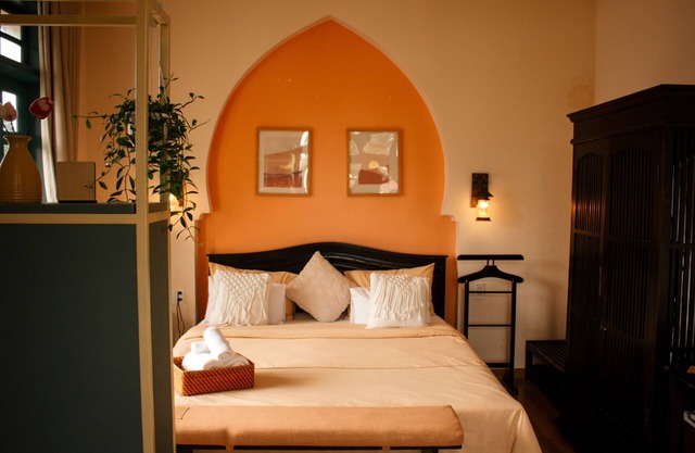 Studio Deluxe room with bathtub and balcony 5 min to oldtown, central Hoi An