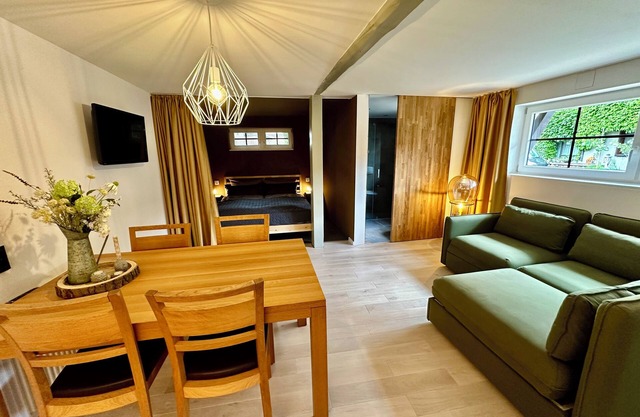 Studio Elfenblume im EG des Bio-garten B&B Kastanienhof vor den Toren Erfurts