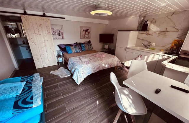 Studio familial proche bains de Saillon