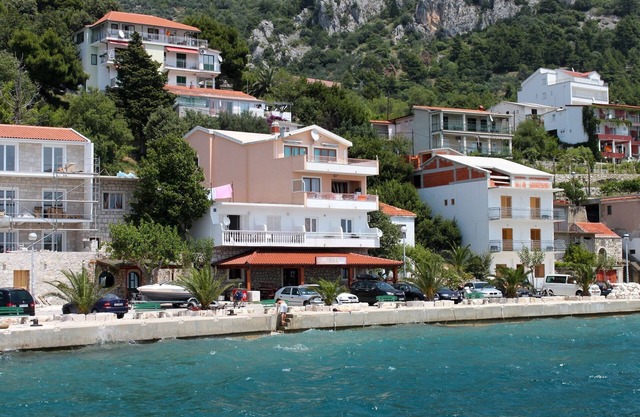 Studio flat with balcony and sea view Živogošće - Porat, Makarska (AS-6699-a)