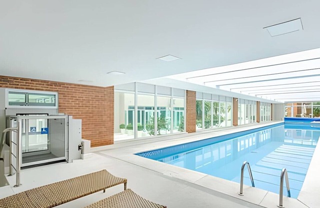 Studio for 4 in Lifespace Curitiba with parking space and air conditioning