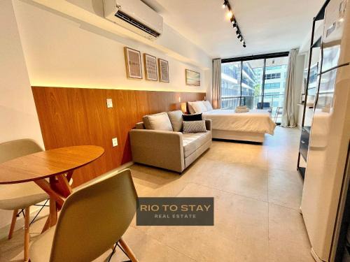 Studio Leblon - Moderno com piscina e academia.