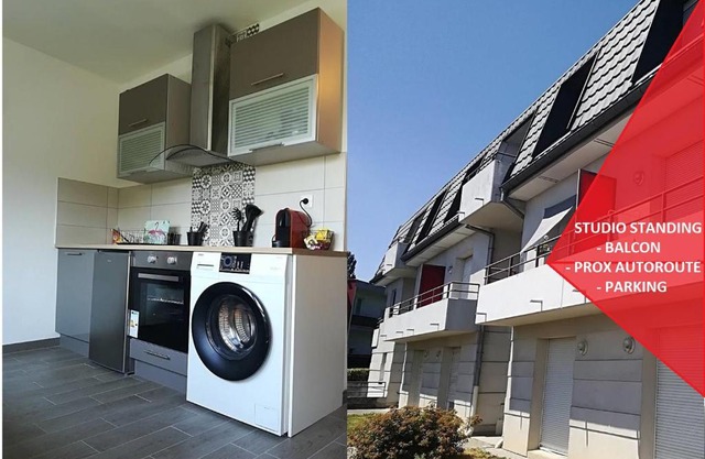 Studio neuf standing -balcon prox autoroutes