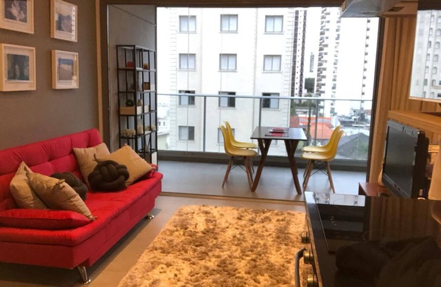Studio Novissimo em Moema, com Piscina e Sauna