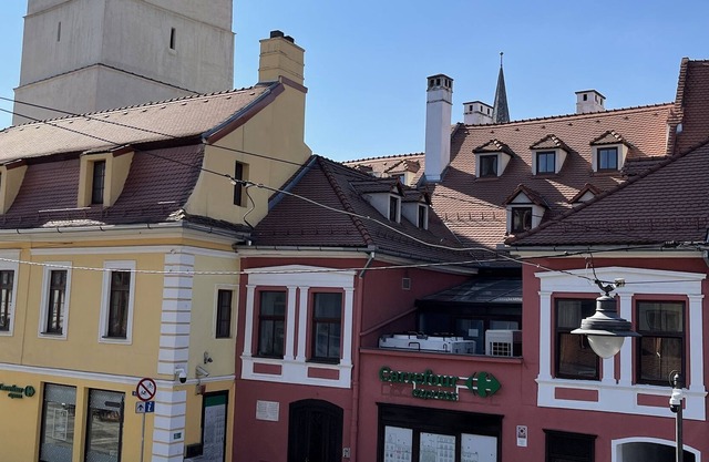 Studio overlooking the old town of Sibiu