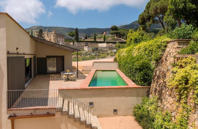 Stunning 15th Century farmhouse in 30 acres with private pools close to village