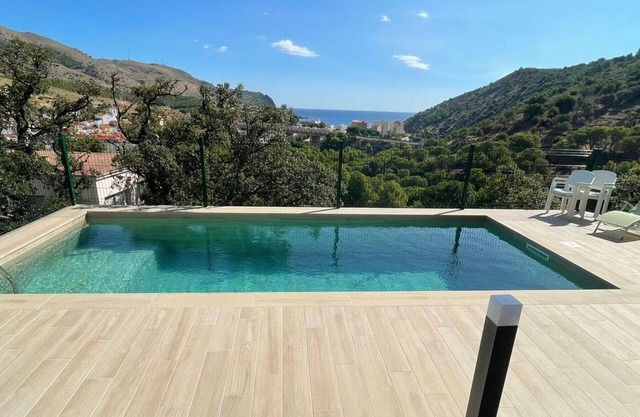 Stunning Apartment with Pool, Terrace, and Scenic Views in Tranquil Colera, Costa Brava