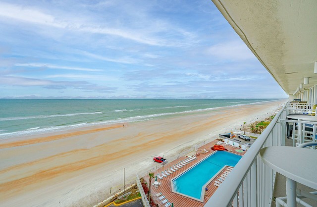 Stunning direct oceanfront views from your own balcony!
