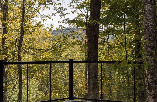 Stunning modern chalet nestled in the breathtaking Laurentian mountains.