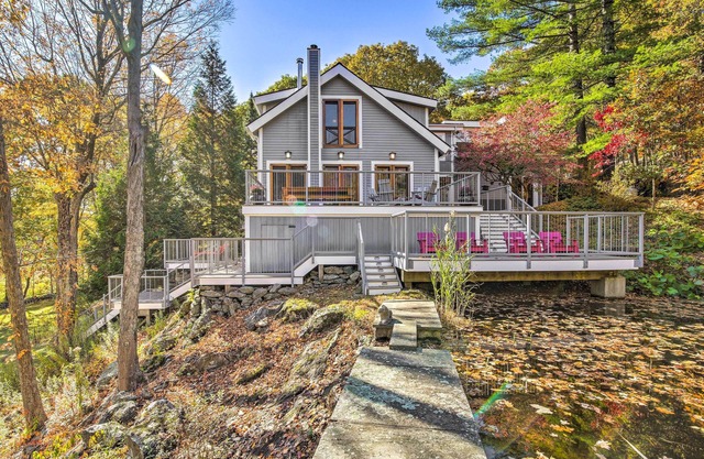 Stunning Pawling Retreat w/Ponds & Waterfall