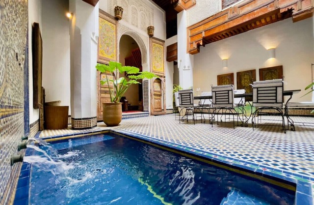 Stunning Retreat in Fez Medina with Views & Pool