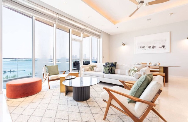 Stunning Sea View 3BR with Private Beach