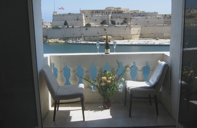 Stunning sea views of Valletta’s historic Grand Harbour