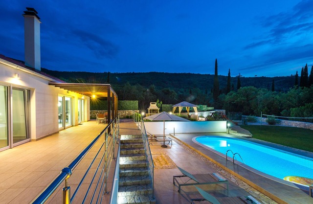 Stunning sunshine paradise surrounded with lawns and Mediterranean vegetation