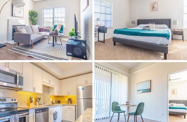 Stylish and Chic 1BR King Suite w/Pool, Gym & Parking
