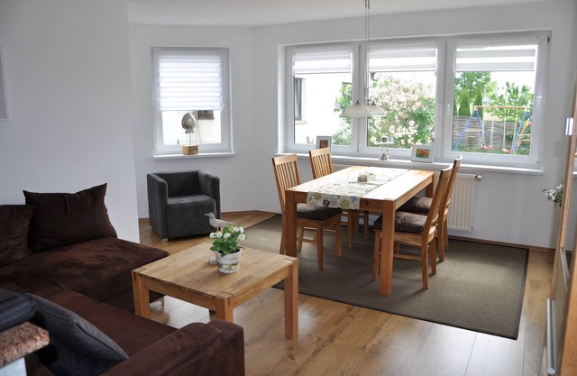 stylish approx. 65 sqm apartment for 4 people, 2 bedrooms, garden, water view