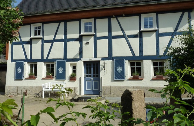 Stylish half-timbered house