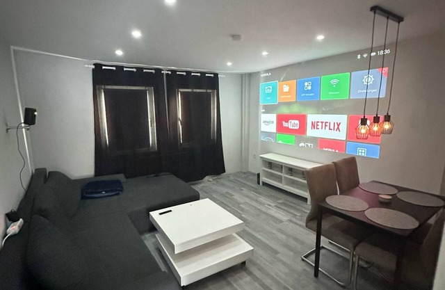 Stylish Home Theater Apartment
